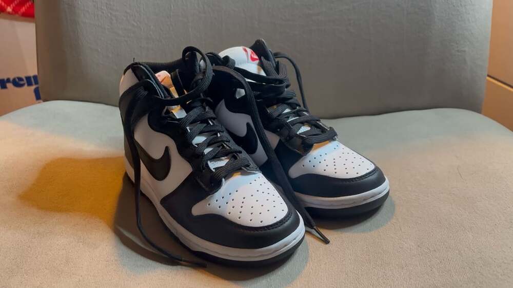 Nike Dunk High Panda Black White Women's Sneakers